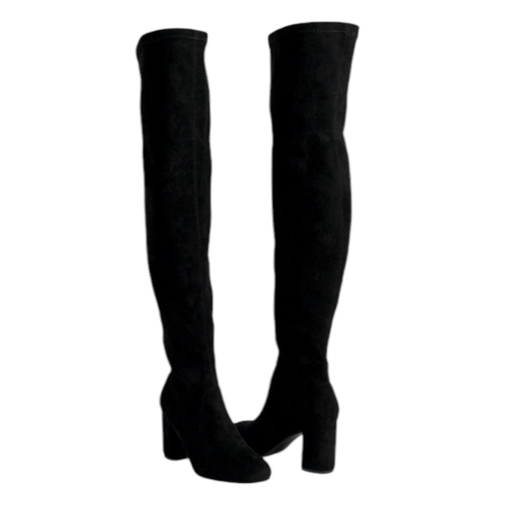 NWOT MIA 9 Synclare Over The Knee Black Faux Suede Boots